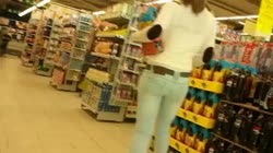 SEXY CANDID TIGHT ASS IN SHOP